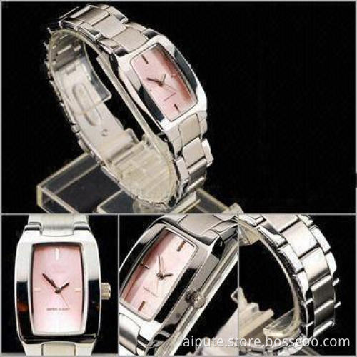 Branded Ladies' Quality Metal Wristwatch w/ Stainless Steel Band, Customized Colors/Logos Welcomed